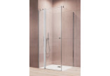 Drzwi kabiny prysznicowej Radaway Eos KDJ II, lewe, 80cm, szkło przejrzyste, profil chrom
