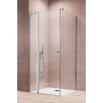 Kabina prysznicowa Radaway Eos KDJ I, prawa, 100x100cm, szkło przejrzyste, profil chrom