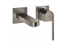 Bateria umywalkowa 2-otworowa Grohe Plus, podtynkowa, wylewka 147mm, brushed hard graphite