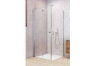 Kabina prysznicowa Radaway Eos KDJ B, lewa, 80x100cm, szkło przejrzyste, profil chrom