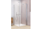 Kabina prysznicowa Radaway Eos KDJ B, prawa, 80x100cm, szkło przejrzyste, profil chrom