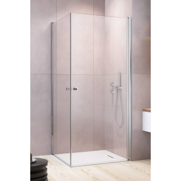 Kabiny prysznicowa Radaway Eos KDJ B, prawa, 90x90cm, szkło przejrzyste, profil chrom