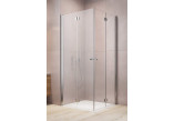 Kabina prysznicowa Radaway Eos KDD B, 80x100cm, lewa, drzwi składane, szkło przejrzyste, profil chrom