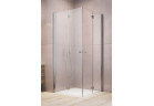 Kabina prysznicowa Radaway Eos KDD B, 100x100cm, drzwi składane, szkło przejrzyste, profil chrom
