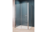 Drzwi kabiny prysznicowej Radaway Eos DWD+S, 80cm, dwuskrzydłowe, szkło przejrzyste, profil chrom