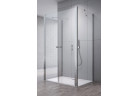 Drzwi kabiny prysznicowej Radaway Eos DWD+2S, 80cm, dwuskrzydłowe, szkło przejrzyste, profil chrom