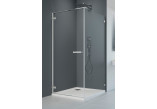 Drzwi kabiny prysznicowej Radaway Arta KDJ I, 80cm, lewe, skrzydłowe, szkło przejrzyste, profil chrome+