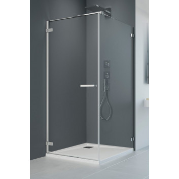 Drzwi kabiny prysznicowej Radaway Eos DWD+2S, 120cm, dwuskrzydłowe, szkło przejrzyste, profil chrom