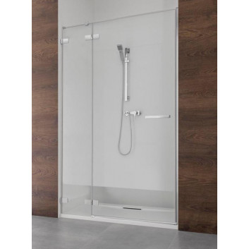 Drzwi prysznicowe do wnęki Radaway Arta QL DWS, prawe, na wymiar, 700-1500mm, szkło przejrzyste, profil chrom