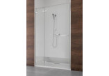 Drzwi prysznicowe do wnęki Radaway Euphoria DWJ, lewe, 90cm, szkło przejrzyste, profil chrom