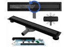 Odpływ liniowy Rea Neo Pro, 90cm, zestaw 2w1, czarny mat