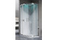 Kabina Novellini EON masażowo-parowa, 90x90 cm, profil srebrny, szkło z powłoką Crystal Clear- sanitbuy.pl