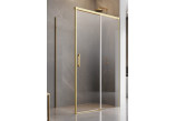 Ścianka boczna S1 75 lewa Radaway Idea Gold KDJ, przejrzysta, 750x2000mm, profil złoty