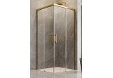 Kabina prysznicowa Radaway Idea Gold KDD I 90, część lewa, 900x2005mm, drzwi rozsuwane, profil złoty