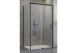Front do kabiny prysznicowej Radaway Idea Black KDS 100, drzwi prawe, szkło przejrzyste, 1000x2005mm, profil czarny