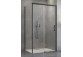 Front do kabiny prysznicowej Radaway Nes 8 Black KDS I 140,  drzwi prawe, szkło przejrzyste, 1400x2000mm, czarny profil