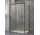 Front do kabiny prysznicowej Radaway Idea Black KDS 150, drzwi lewe, szkło przejrzyste, 1500x2005mm, profil czarny