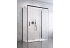 Ścianka boczna S1 70 lewa Radaway Idea Black KDJ+S, przejrzysta, 700x2000mm, profil czarny