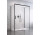 Ścianka boczna S1 70 lewa Radaway Idea Black KDJ+S, przejrzysta, 700x2000mm, profil czarny