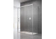Front do kabiny prysznicowej Radaway Idea Black KDS 160, drzwi prawe, szkło przejrzyste, 1600x2005mm, profil czarny