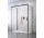Front do kabiny prysznicowej Radaway Idea Black KDJ+S 130, lewe, przesuwne, szkło przejrzyste, 1300x2005mm, profil czarny