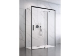 Front do kabiny prysznicowej Radaway Idea Black KDJ+S 100, prawe, przesuwne, szkło przejrzyste, 1000x2005mm, profil czarny