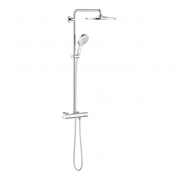 System prysznicowy Grohe Rainshower SmartActive 310, natynkowy, bateria termostatyczna, 2 wyjścia wody, chrom