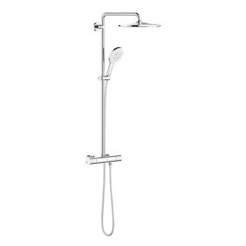 System prysznicowy Grohe Rainshower SmartActive 310, natynkowy, bateria termostatyczna, 2 wyjścia wody, chrom