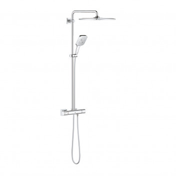 System prysznicowy Grohe Rainshower SmartActive 310, natynkowy, bateria termostatyczna, 2 wyjścia wody, chrom