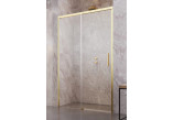 Drzwi prysznicowe do wnęki Radaway Idea Gold DWJ, lewe, 110cm, przesuwne, szkło przejrzyste, profil złoty
