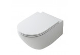 Miska wisząca WC Kerasan Aquatech Norim, 55x36,5cm, biały