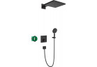 System prysznicowy Hansgrohe Raindance E, podtynkowy, bateria termostatyczna ShowerSelect, 2 wyjścia wody, czarny mat