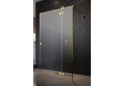 Front do kabiny prysznicowej Radaway Essenza Pro Gold KDJ+S 90, prawe, skrzydłowe, szkło przejrzyste, 900x200mm, profil złoty