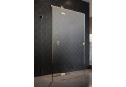 Front do kabiny prysznicowej Radaway Essenza Pro Gold KDJ+S 120, lewe, skrzydłowe, szkło przejrzyste, 1200x200mm, profil złoty