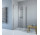 Drzwi kabiny prysznicowej Radaway Fuenta New KDJ B, lewe, 80cm, składane, szkło przejrzyste, profil chrom