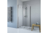 Drzwi kabiny prysznicowej Radaway Fuenta New KDJ B, lewe, 80cm, składane, szkło przejrzyste, profil chrom