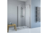 Drzwi kabiny prysznicowej Radaway Fuenta New KDJ B, prawe, 100cm, składane, szkło przejrzyste, profil chrom