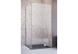 Kabina prysznicowa Radaway Torrenta KDJ, 80x80cm, prawa, szkło przejrzyste, profil chrom