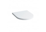 Deska WC Laufen Kartell by Laufen, wolnoopadająca, zdejmowalna, okrągła, biały mat