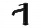 Bateria umywalkowa Kohlman Roxin Black, stojąca, wysokość 150mm, korek automatyczny, czarny