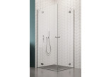 Kabina prysznicowa Radaway Torrenta KDD, 80x80cm, dwuskrzydłowa, szkło przejrzyste, profil chrom