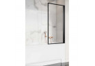 Parawan nawannowy Radaway Nes 8 Black PNJ I Frame, prawy, szkło przejrzyste, czarna ramka, 80x150cm, czarny profil