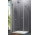 Ścianka boczna Huppe Design Pure 4-kąt, do drzwi skrzydłowych, na wymiar, szerokość 200-1200mm, wysokość 500-2000mm, z narożnika, stabilizator skośny, Anti-Plaque, srebrny połysk