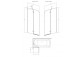 Parawan nawannowy Radaway Essenza Pro White PND II, lewy, szkło przejrzyste, 140x150cm, biały profil