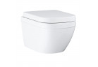 Miska wisząca Grohe Euro Ceramic, 49x37cm, bezkołnierzowa z deską wolnoopadającą, biel alpejska