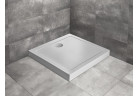 Brodzik akrylowy Radaway Doros C Compact kwadratowy 90x90 cm, stone biały
