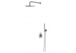 System prysznicowy Omnires Y, podtynkowy, 2 wyjścia wody, deszczownica 25cm, słuchawka 1-funkcyjna, chrom
