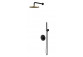 System prysznicowy Omnires Y, podtynkowy, 2 wyjścia wody, deszczownica 25cm, słuchawka 1-funkcyjna, chrom