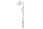 Zestaw natryskowy Omnires Yosemite, natynkowy, 2 wyjścia wody, słuchawka 5-funkcyjna, deszczownica okrągła 25cm, chrom