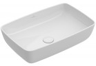 Umywalka nablatowa, prostokątna Villeroy & Boch Artis, 58 x 38 cm,  Stone White